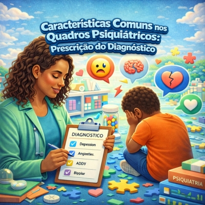 Características comuns nos quadros psiquiátricos: Prescrição do diagnóstico