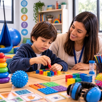 Desenvolvimento Intelectual, Motor e Sensorial:  Processamento Sensorial e Ambiente Escolar