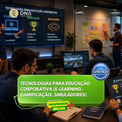 TECNOLOGIAS PARA EDUCAÇÃO CORPORATIVA (E-LEARNING, GAMIFICAÇÃO, SIMULADORES)